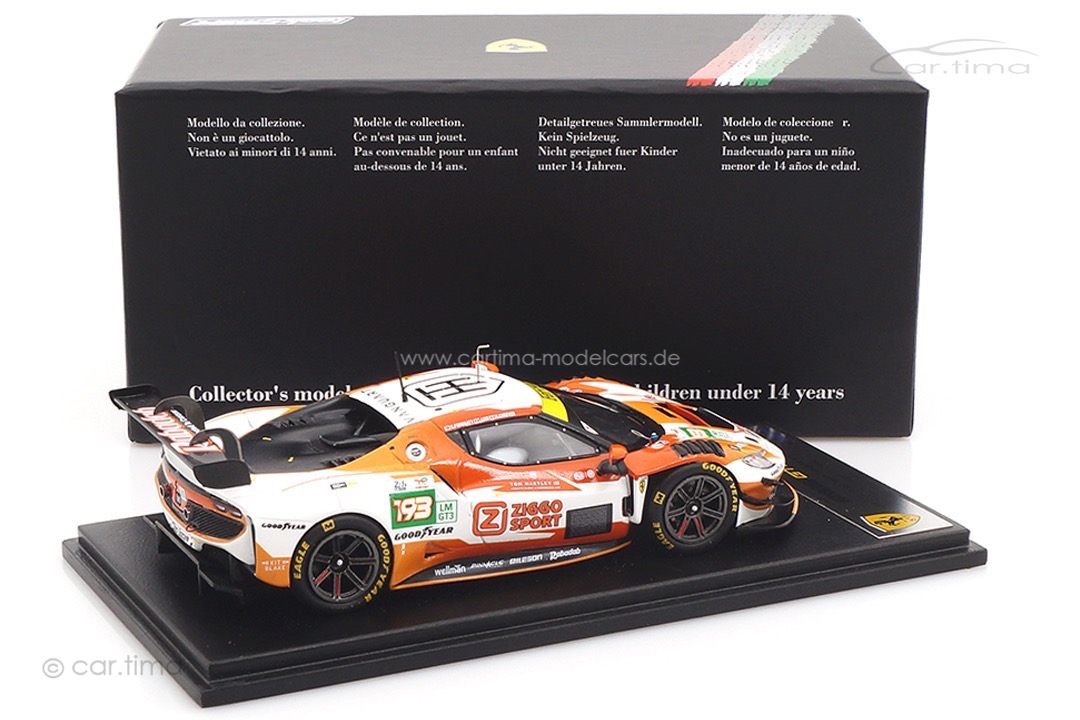 Ferrari 296 GT3 24h Le Mans 2025 Cheever/Froggatt/Hui Looksmart 1:43 LSLM197