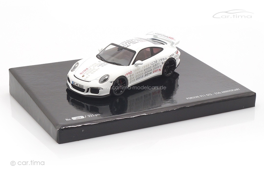 Porsche 911 (991) GT3 Weiß 25 Jahre Minichamps Minichamps 1:43 410062022
