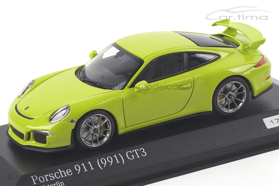 Porsche 911 (991) GT3 Lichtgrün Minichamps 1:43 CA04316016 Porsche 911 (991) GT3 Lichtgrün Minichamps 1:43 CA04316016
