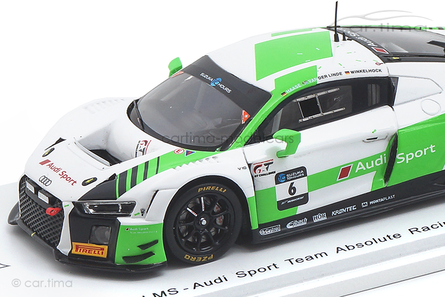 Audi R8 LMS 10h Suzuka 2018 Haase/Winkelhock/van der Linde Spark 1:43 SJ061