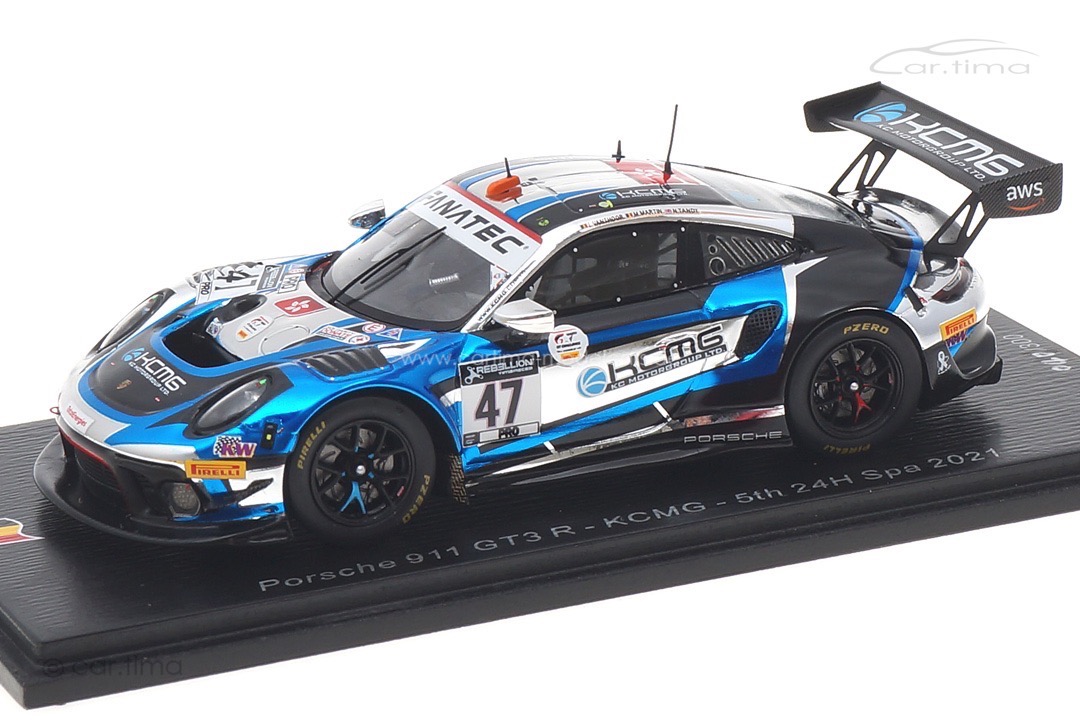 Porsche 911 GT3 R 24h Spa 2021 Martin/Tandy/Vanthoor Spark 1:43 SB433 Porsche 911 GT3 R 24h Spa 2021 Martin/Tandy/Vanthoor Spark 1:43 SB433