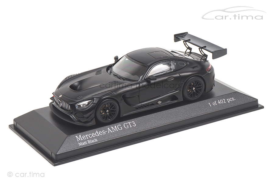 Mercedes-AMG GT3 Plain Body matt schwarz Minichamps 1:43 410173201