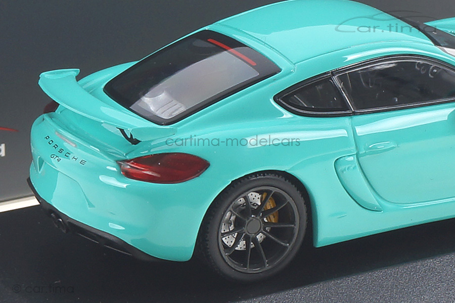 Porsche Cayman GT4 - Mintgrün / Rad schiefergrau - Minichamps - car.tima CUSTOMIZED