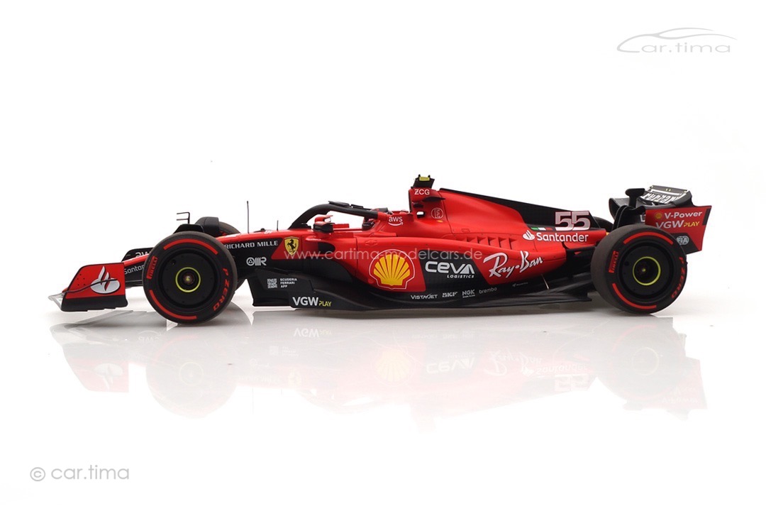 Ferrari SF-23 GP Bahrain 2023 Carlos Sainz BBR 1:18 BBR231855