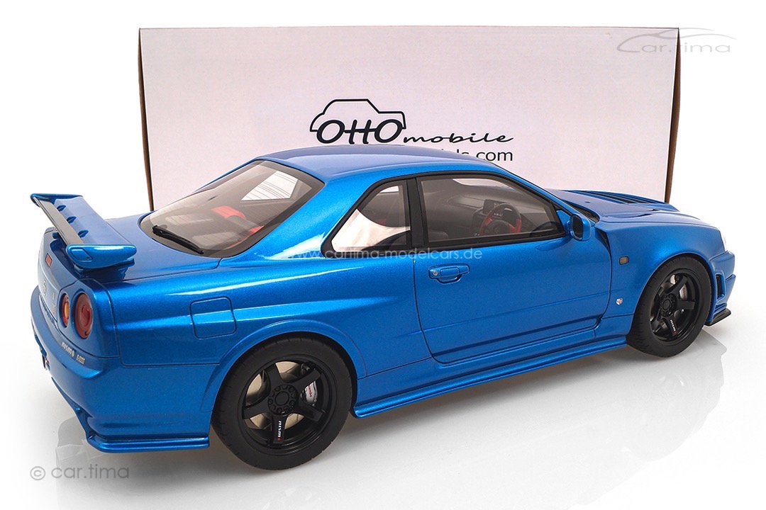 NISMO R34 GT-R Z-tune Bayside Blue OttOmobile 1:12 G082