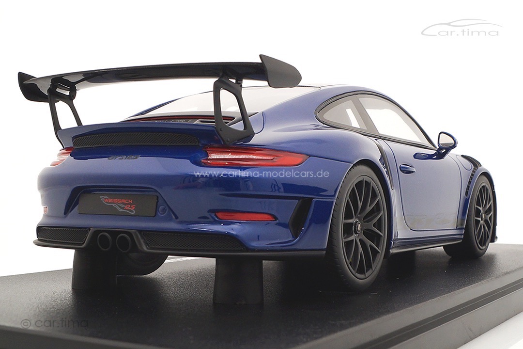 Porsche 911 (991.2) GT3 RS Weissach Paket blau met. GT Spirit 1:18 GT526