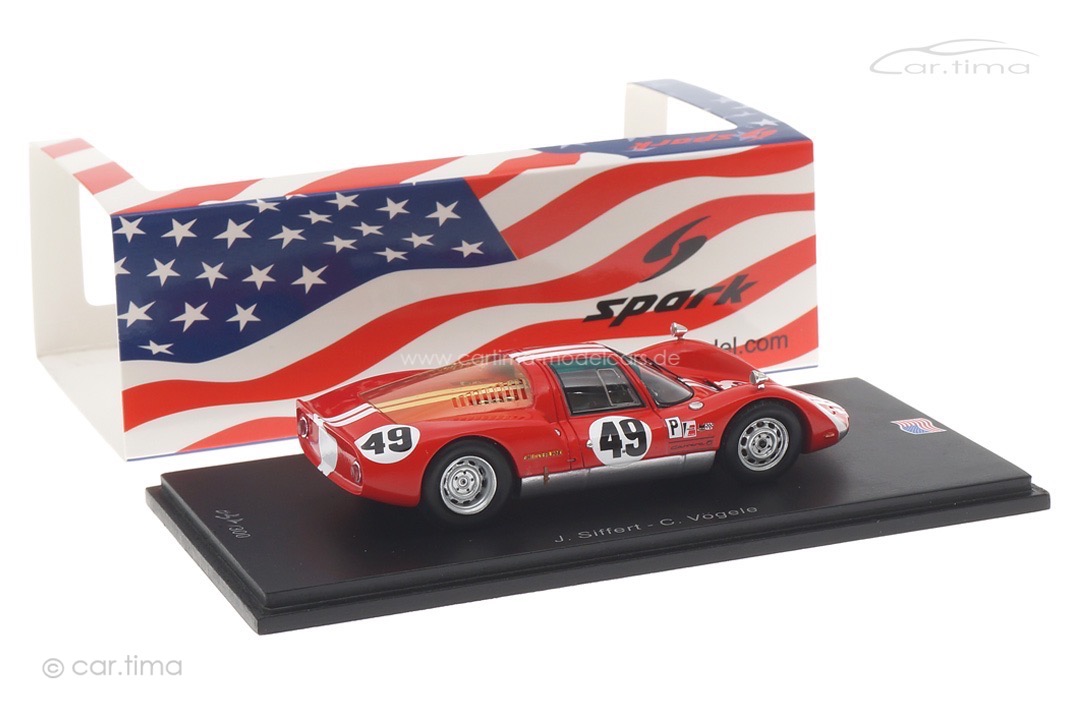 Porsche 906 12h Sebring 1966 Siffert/Vögele Spark 1:43 US267 Porsche 906 12h Sebring 1966 Siffert/Vögele Spark 1:43 US267