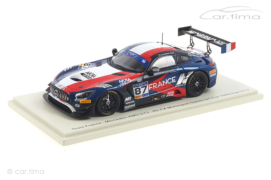 Mercedes-AMG GT3 Vallelunga 2019 Beaubelique/Pla Spark 1:43 S6311 Mercedes-AMG GT3 Vallelunga 2019 Beaubelique/Pla Spark 1:43 S6311