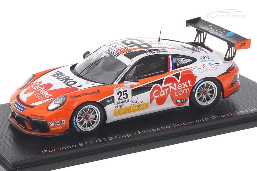 Porsche 911 GT3 Cup Porsche Supercup Champion 2020 Larry ten Voorde Spark 1:43 S8506