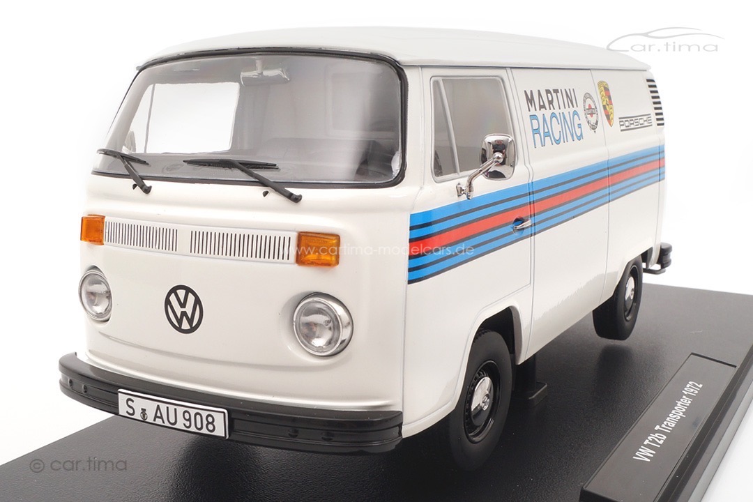 VW T2b Porsche Renndienst Martini Racing weiß KK Scale 1:18 KKDC181414