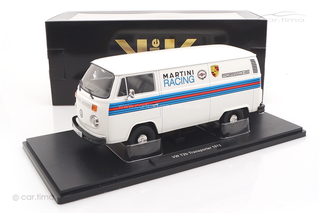 VW T2b Porsche Renndienst Martini Racing weiß KK Scale 1:18 KKDC181414