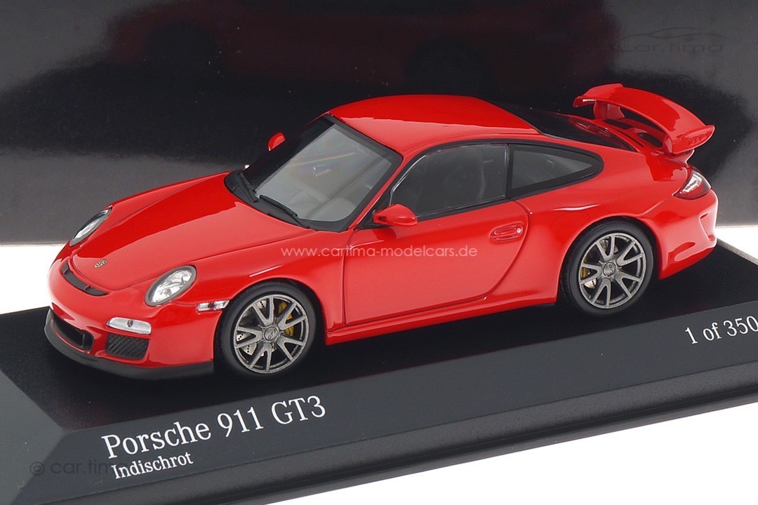 Porsche 911 (997) GT3 Indischrot Minichamps 1:43 400068026 Porsche 911 (997) GT3 Indischrot Minichamps 1:43 400068026