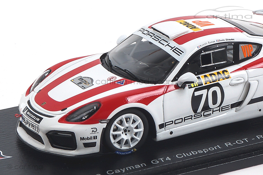 Porsche Cayman GT4 Clubsport Deutschland Rallye 2018 Romain Dumas Spark 1:43 SG274
