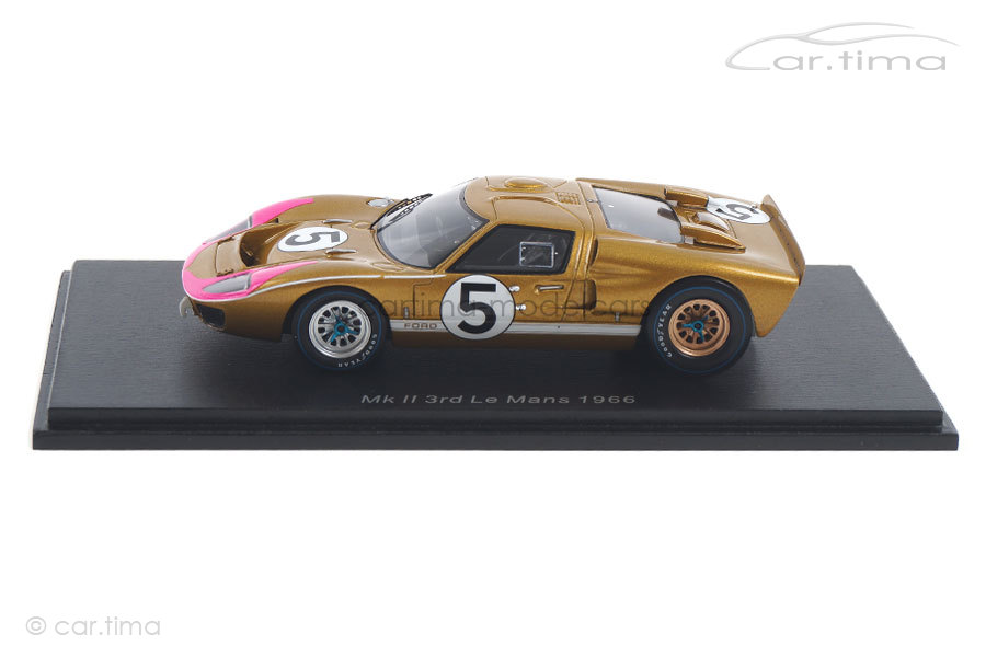 Ford GT40 MKII 24h Le Mans 1966 Bucknum/Hutcherson Spark 1:43 S4076 Ford GT40 MKII 24h Le Mans 1966 Bucknum/Hutcherson Spark 1:43 S4076