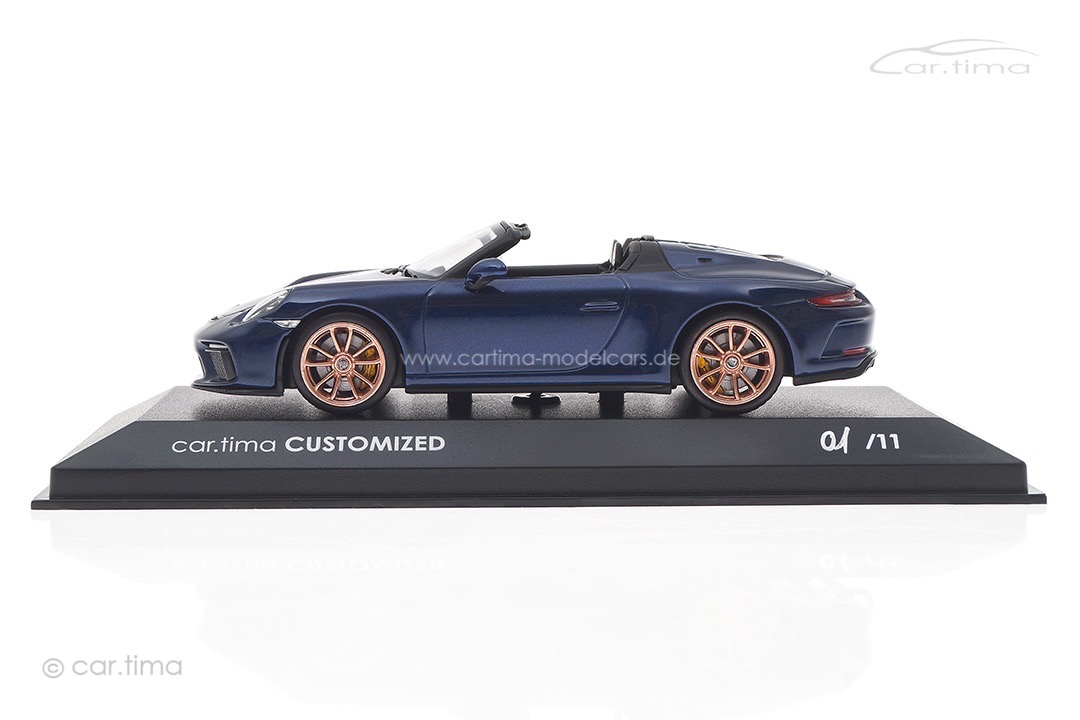 Porsche 911 (991) Speedster Irisblaumet./Rad cuprum Minichamps car.tima CUSTOMIZED 1:43 Porsche 911 (991) Speedster Irisblaumet./Rad cuprum Minichamps car.tima CUSTOMIZED 1:43