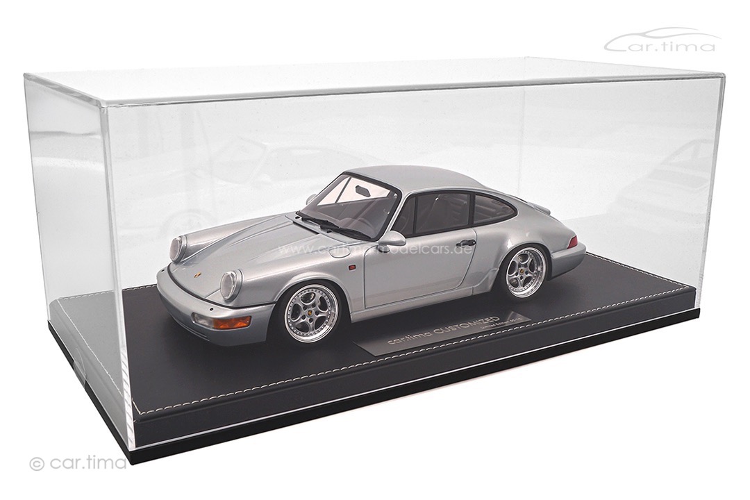 Porsche 911 (964) Carrera 2 Polarsilber Speedline RS Alufelgen car.tima CUSTOMIZED 1:18