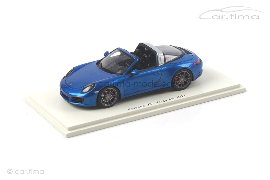 Porsche 911 (991 II) Targa 4S Saphirblaumet. Spark 1:43 S4977