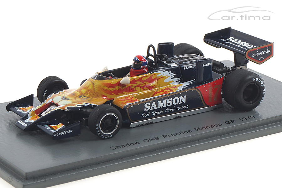 Shadow DN9 Training Monaco GP 1979 Jan Lammers Spark 1:43 S7373 Shadow DN9 Training Monaco GP 1979 Jan Lammers Spark 1:43 S7373