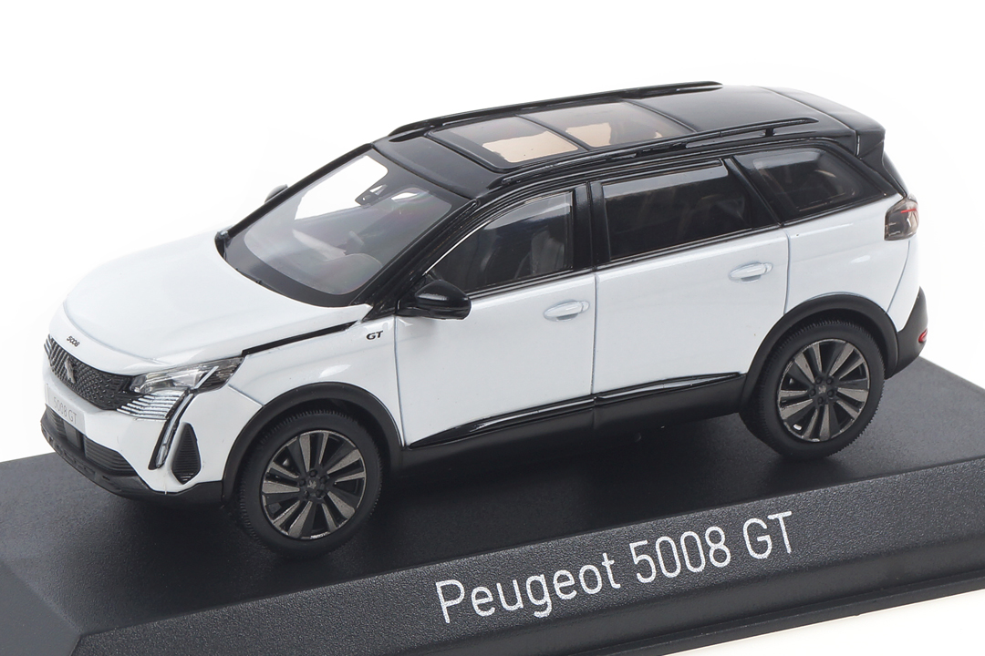Peugeot 5008 GT 2020 weiß met./Black pack Norev 1:43 473926 Peugeot 5008 GT 2020 weiß met./Black pack Norev 1:43 473926