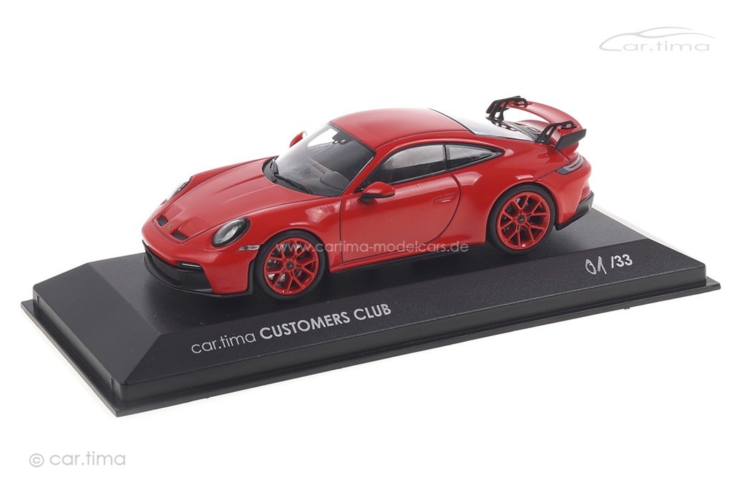 Porsche 911 (992) GT3 car.tima CUSTOMERS CLUB Minichamps car.tima CUSTOMIZED 1:43