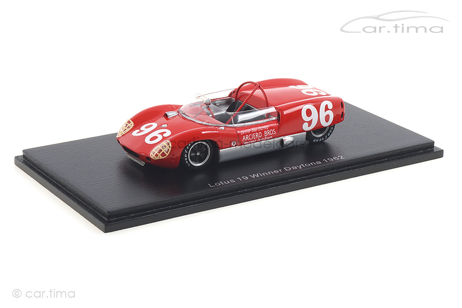 Lotus 19 Winner 3h Daytona 1962 Dan Gurney Spark 1:43 43DA62