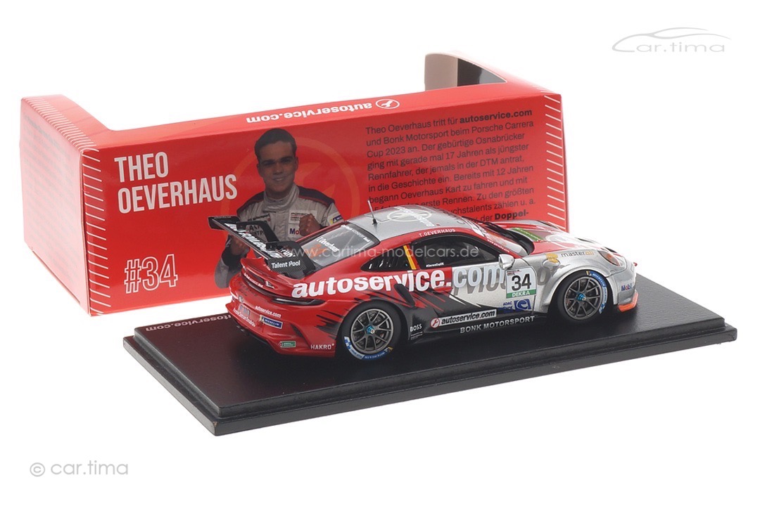Porsche 911 (992) GT3 Cup Carrera Cup 2023 Theo Oeverhaus Spark 1:43 MAB051