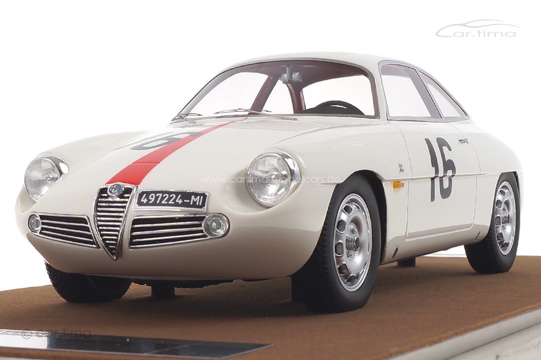 Alfa Romeo Giulietta SZ Monza Coppa Intereuropa 1960 Kim Tecnomodel 1:18 TM18-42F