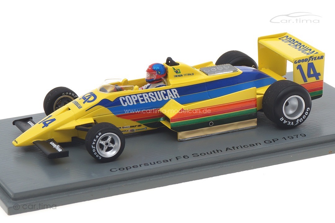 Copersucar F6 GP Südafrika 1979 Emerson Fittipaldi Spark 1:43 S3936
