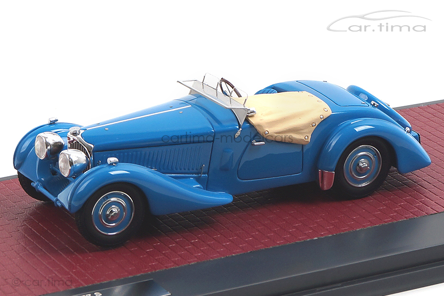 Bugatti T57S Corsica Roadster Malcolm Campbell 1937 Matrix 1:43 MX40205-092