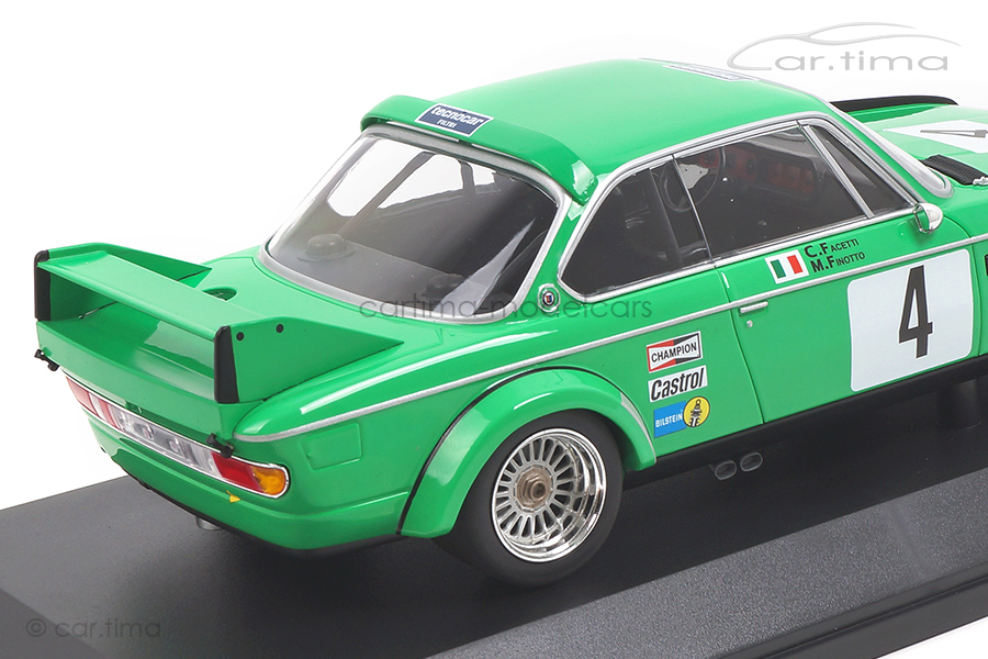 BMW 3.0 CSL Winner Zandvoort 1979 Finotto/Facetti Minichamps 1:18 155792504 BMW 3.0 CSL Winner Zandvoort 1979 Finotto/Facetti Minichamps 1:18 155792504