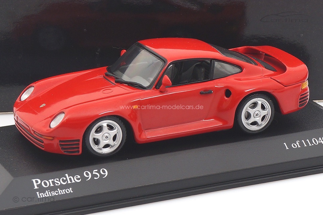 Porsche 959 Indischrot Minichamps 1:43 400062521