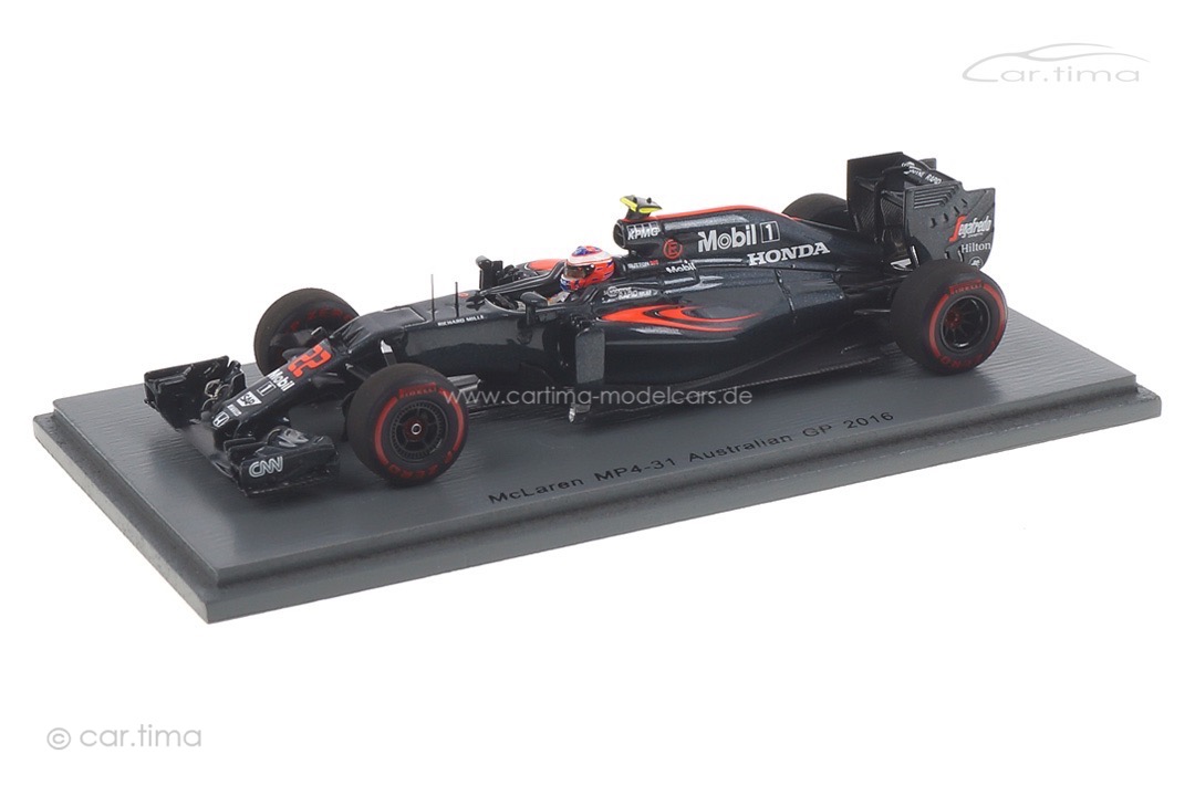 McLaren MP4-31 GP Australien 2016 Jenson Button Spark 1:43 S5012 McLaren MP4-31 GP Australien 2016 Jenson Button Spark 1:43 S5012