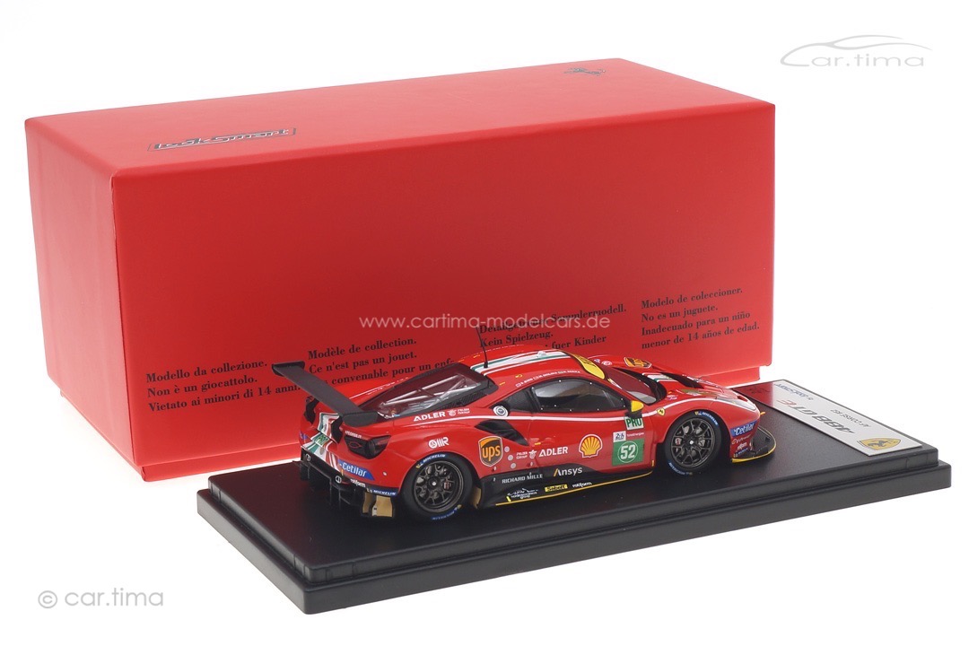 Ferrari 488 GTE EVO 24h Le Mans 2021 Serra/Molina/Bird Looksmart 1:43 LSLM122 Ferrari 488 GTE EVO 24h Le Mans 2021 Serra/Molina/Bird Looksmart 1:43 LSLM122