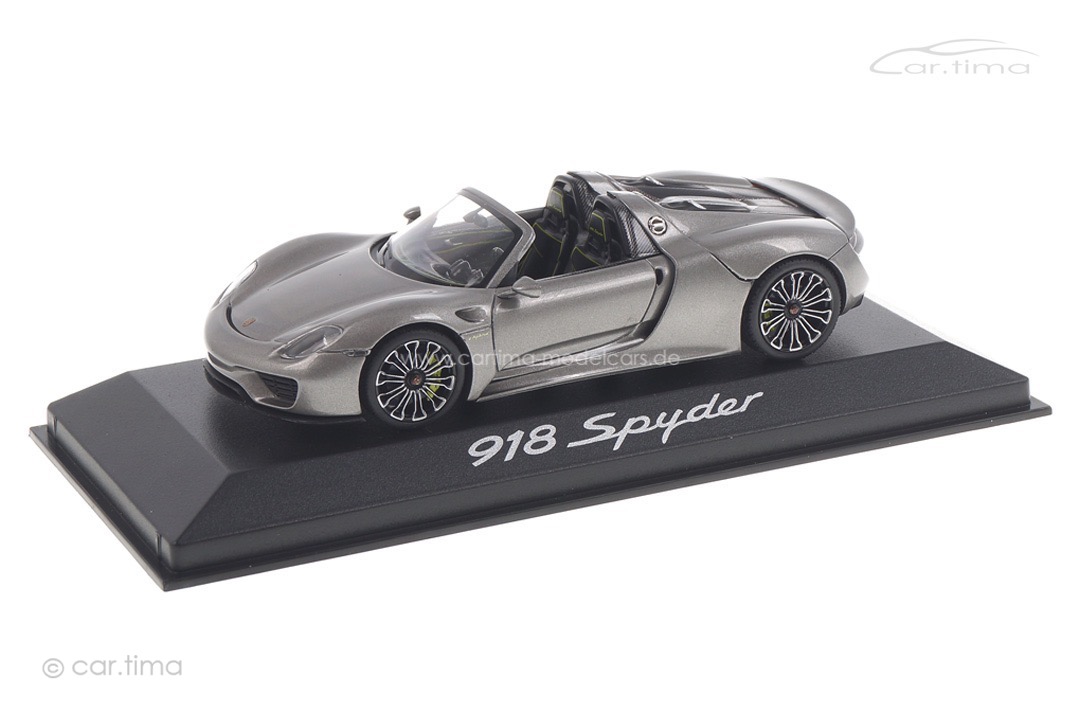 Porsche 918 Spyder Liquid metal silber Minichamps 1:43 WAP0201000E Porsche 918 Spyder Liquid metal silber Minichamps 1:43 WAP0201000E