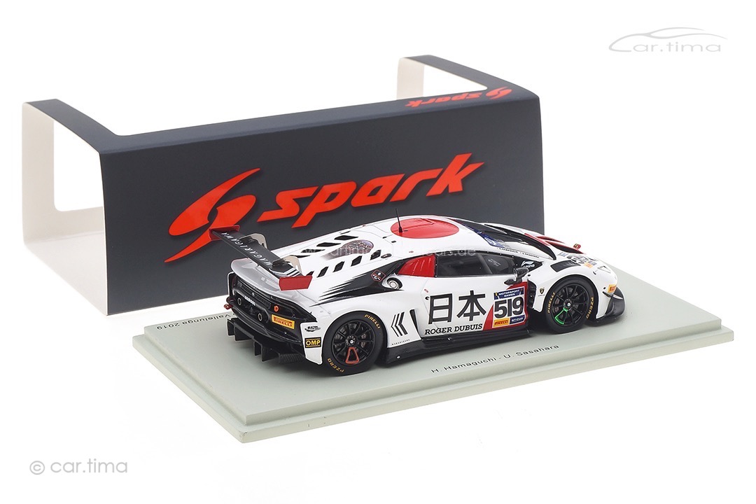 Lamborghini Huracán GT3 evo Winner Vallelunga 2019 Hamaguchi/Sasahara Spark 1:43 S9607 Lamborghini Huracán GT3 evo Winner Vallelunga 2019 Hamaguchi/Sasahara Spark 1:43 S9607