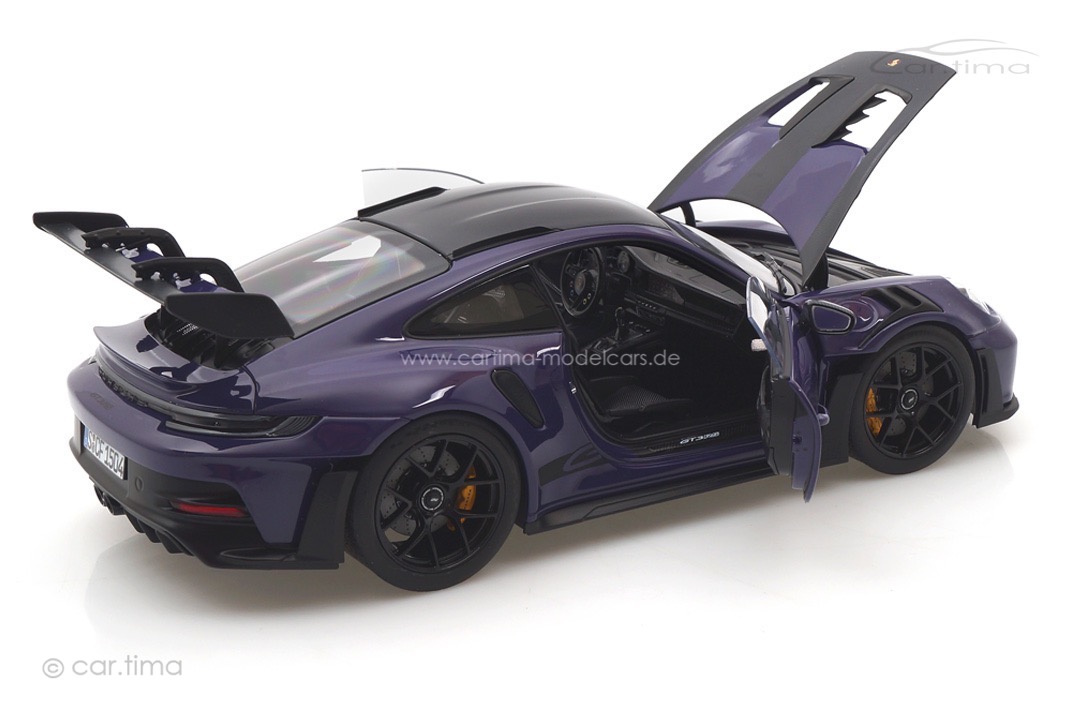 Porsche 911 (992) GT3 RS Weissach Paket Ultraviolett Norev 1:18 187368 Porsche 911 (992) GT3 RS Weissach Paket Ultraviolett Norev 1:18 187368