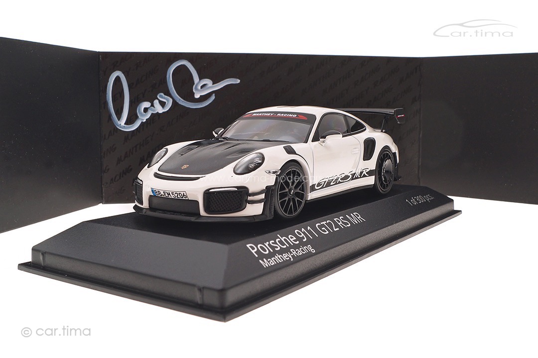 Porsche 911 (991 II) GT2 RS MR Manthey Racing Originalsignatur Lars Kern Minichamps 1:43 Porsche 911 (991 II) GT2 RS MR Manthey Racing Originalsignatur Lars Kern Minichamps 1:43