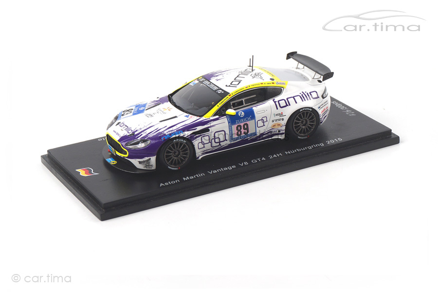 Aston Martin Vantage V8 GT4 24h Nürburgring 2015 Jahn/Heimrich/Kleeschulte Spark 1:43 SG211
