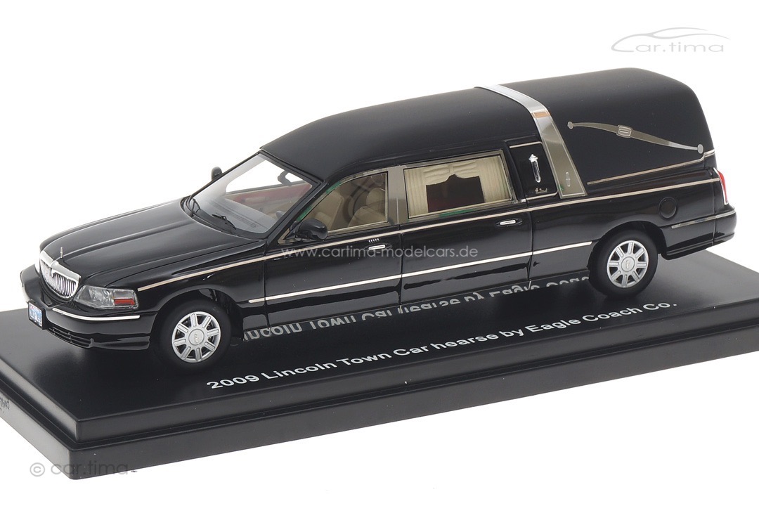 Lincoln Town Car Hearse by Eagle Coach Co. 2009 schwarz Esval Models 1:43 EMUS43022B Lincoln Town Car Hearse by Eagle Coach Co. 2009 schwarz Esval Models 1:43 EMUS43022B