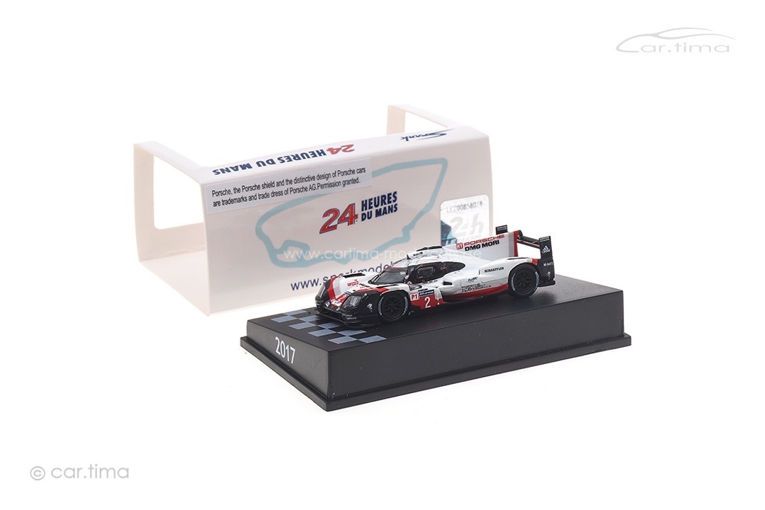 Porsche 919 Hybrid Winner 24h Le Mans 2017 Bamber/Bernhard/Hartley Spark 1:87 87LM17