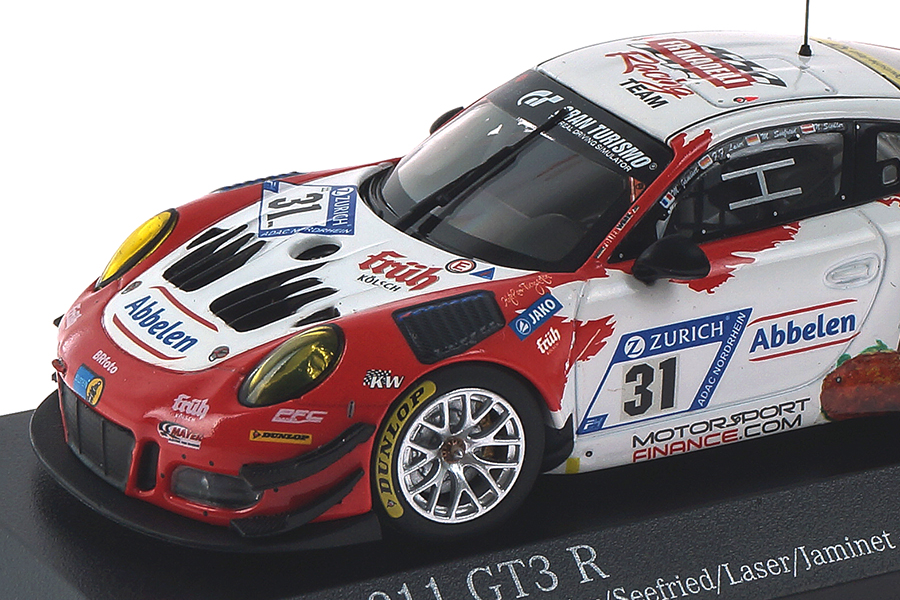 Porsche 911 (991 II) GT3 R Frikadelli Racing 24 Nürburgring 2018 Seefried/Laser Minichamps 1:43 Porsche 911 (991 II) GT3 R Frikadelli Racing 24 Nürburgring 2018 Seefried/Laser Minichamps 1:43
