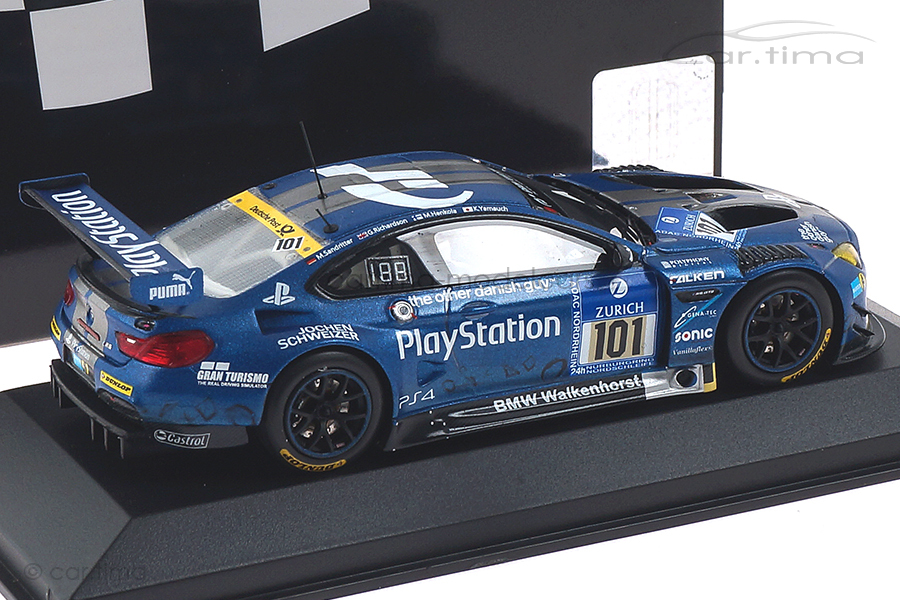 BMW M6 GT3 24h Nürburgring 2016 Henkola/Yamauchi/Sandritter Minichamps 1:43 437162601 BMW M6 GT3 24h Nürburgring 2016 Henkola/Yamauchi/Sandritter Minichamps 1:43 437162601