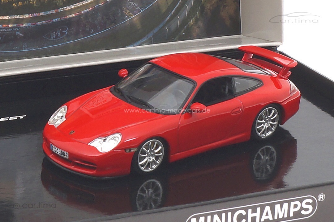 Porsche 911 (996 II) GT3 25th Anniversary 1999-2024 Indischrot Minichamps 1:43 400062027 Porsche 911 (996 II) GT3 25th Anniversary 1999-2024 Indischrot Minichamps 1:43 400062027