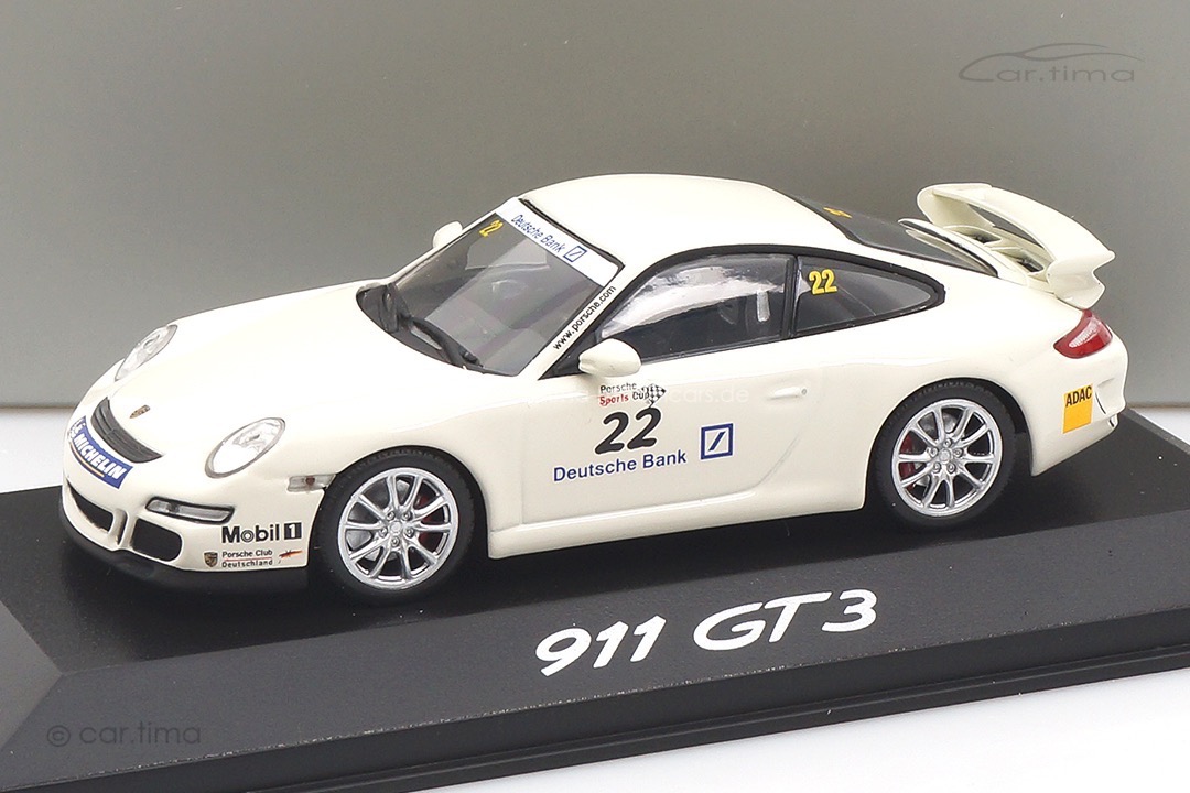 Porsche 911 (997) GT3 Deutsche Bank Minichamps 1:43 WAP02012018DB