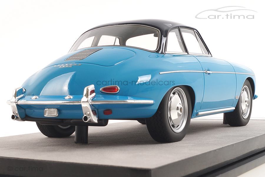 Porsche 356 Karmann Hardtop Blau Tecnomodel 1:18 TM18-143C Porsche 356 Karmann Hardtop Blau Tecnomodel 1:18 TM18-143C
