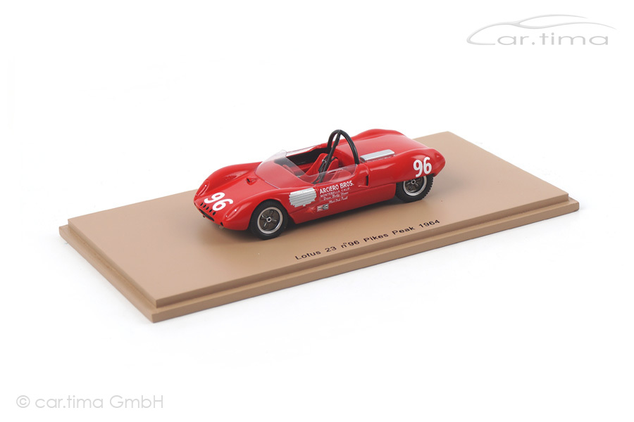 Lotus 23 Pikes Peak 1964 Bobby Unser Spark 1:43 PP003 Lotus 23 Pikes Peak 1964 Bobby Unser Spark 1:43 PP003