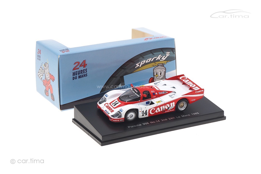 Porsche 956 L 24h Le Mans 1985 Lloyd/Palmer/Weaver Spark 1:64 Y181