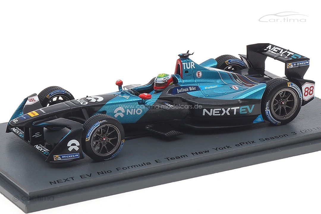 NEXT EV Nio Formula E New York 2016-2017 Oliver Turvey Spark 1:43 S5919 NEXT EV Nio Formula E New York 2016-2017 Oliver Turvey Spark 1:43 S5919