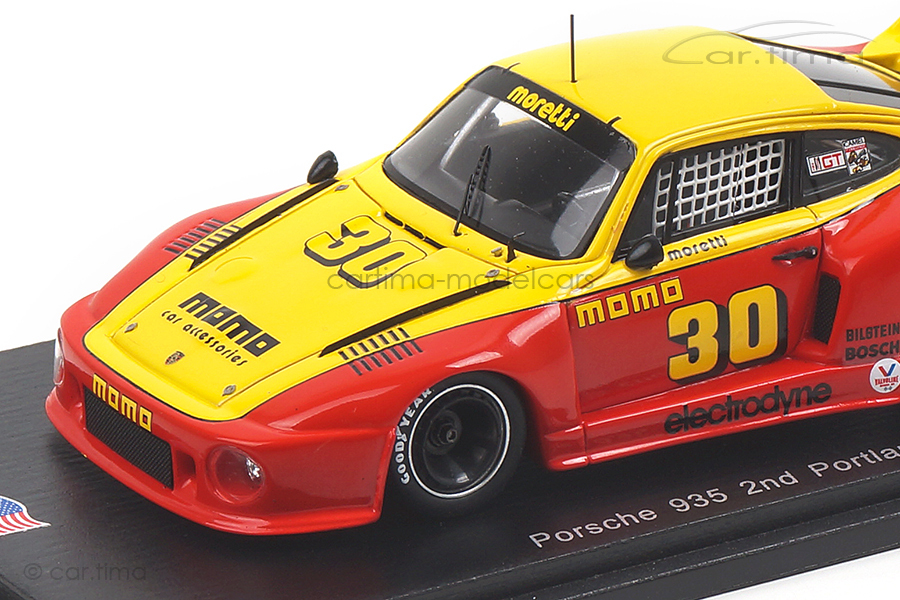 Porsche 935 1000 Miles Portland 1978 Gianpiero Moretti Spark 1:43 US041 Porsche 935 1000 Miles Portland 1978 Gianpiero Moretti Spark 1:43 US041