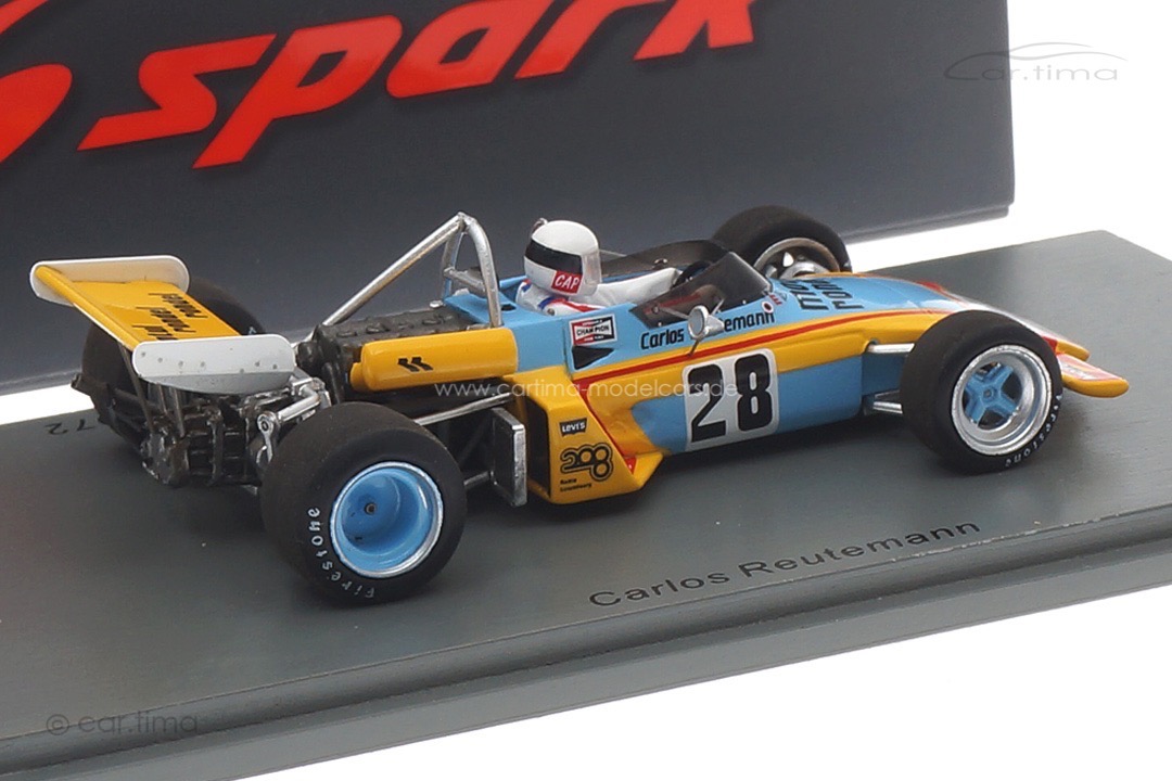 Brabham BT38 F2 Mallory Park 1972 Carlos Reutemann Spark 1:43 S7435 Brabham BT38 F2 Mallory Park 1972 Carlos Reutemann Spark 1:43 S7435